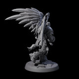Celestial Foot Solider D Miniature for Dungeons and Dragons, Pathfinder or other TTRPGs