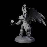 Celestial Foot Solider D Miniature for Dungeons and Dragons, Pathfinder or other TTRPGs