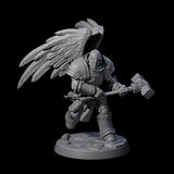 Celestial Foot Solider D Miniature for Dungeons and Dragons, Pathfinder or other TTRPGs