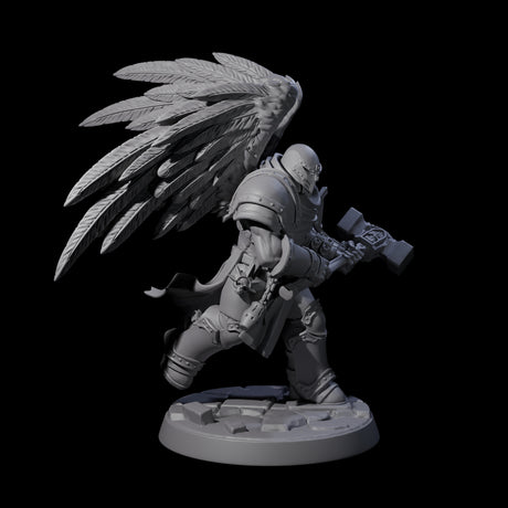 Celestial Foot Solider D Miniature for Dungeons and Dragons, Pathfinder or other TTRPGs