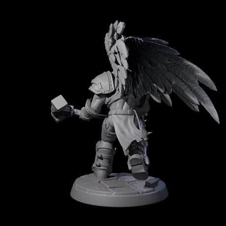 Celestial Foot Solider D Miniature for Dungeons and Dragons, Pathfinder or other TTRPGs