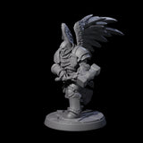 Celestial Foot Solider D Miniature for Dungeons and Dragons, Pathfinder or other TTRPGs