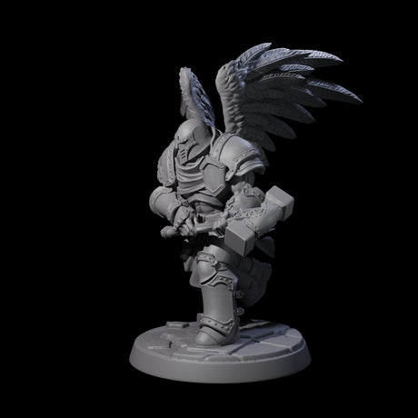 Celestial Foot Solider D Miniature for Dungeons and Dragons, Pathfinder or other TTRPGs