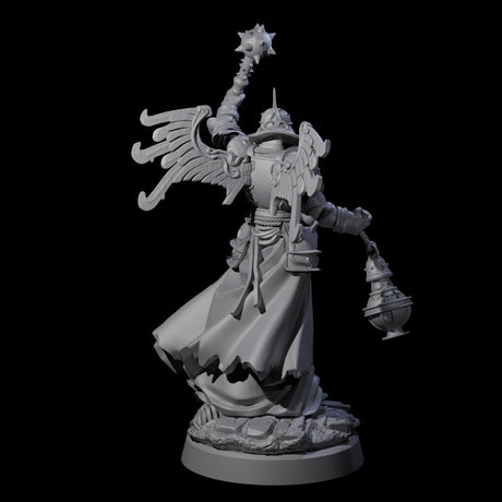 Censor Swinging Human Paladin Miniature for Dungeons and Dragons, Pathfinder or other TTRPGs