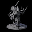 Centaur Elf Teamup B Miniature for Dungeons and Dragons, Pathfinder or other TTRPGs