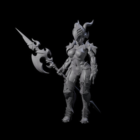 Ceremonial Dragon Guard Trooper Miniature for Dungeons and Dragons, Pathfinder or other TTRPGs