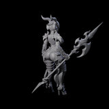 Ceremonial Dragon Guard Trooper Miniature for Dungeons and Dragons, Pathfinder or other TTRPGs
