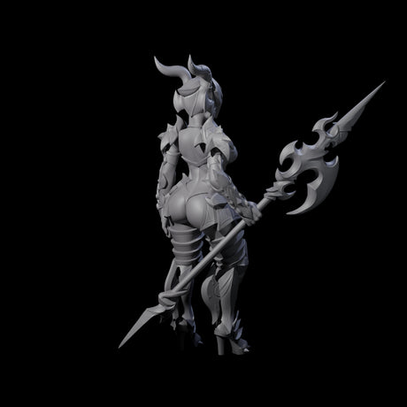 Ceremonial Dragon Guard Trooper Miniature for Dungeons and Dragons, Pathfinder or other TTRPGs