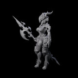 Ceremonial Dragon Guard Trooper Miniature for Dungeons and Dragons, Pathfinder or other TTRPGs