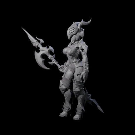 Ceremonial Dragon Guard Trooper Miniature for Dungeons and Dragons, Pathfinder or other TTRPGs