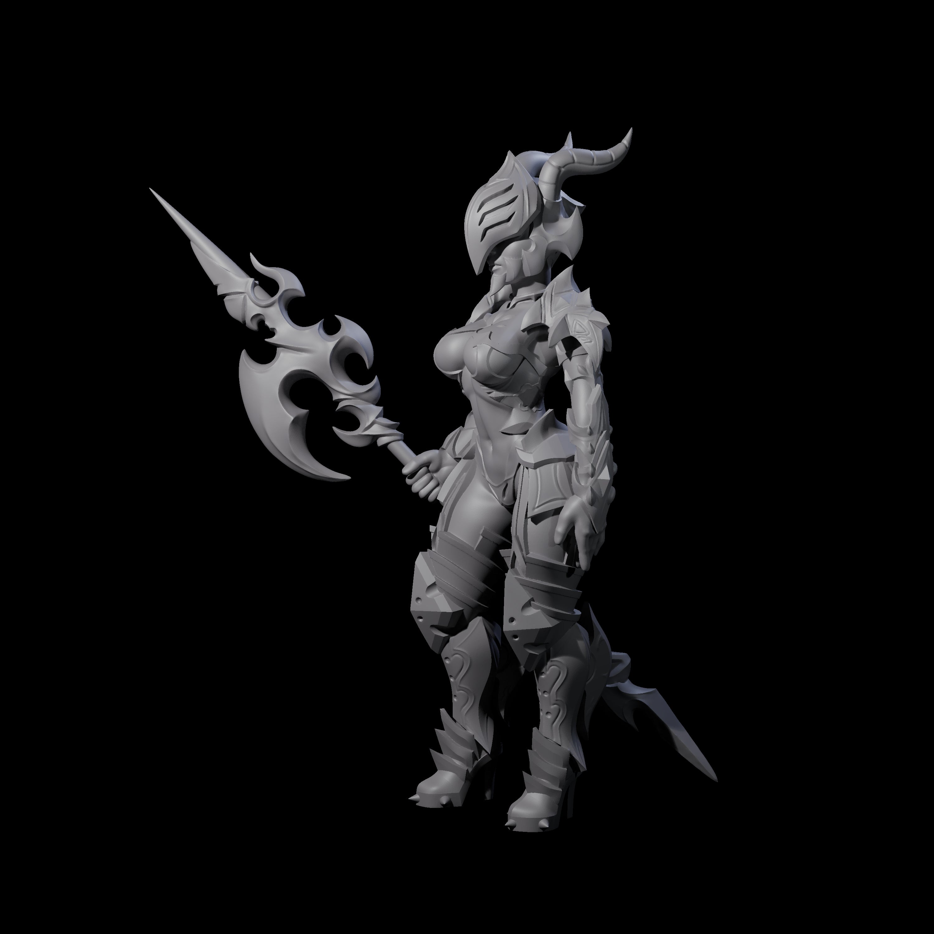 Ceremonial Dragon Guard Trooper Miniature for Dungeons and Dragons, Pathfinder or other TTRPGs