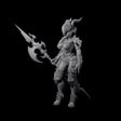 Ceremonial Dragon Guard Trooper Miniature for Dungeons and Dragons, Pathfinder or other TTRPGs