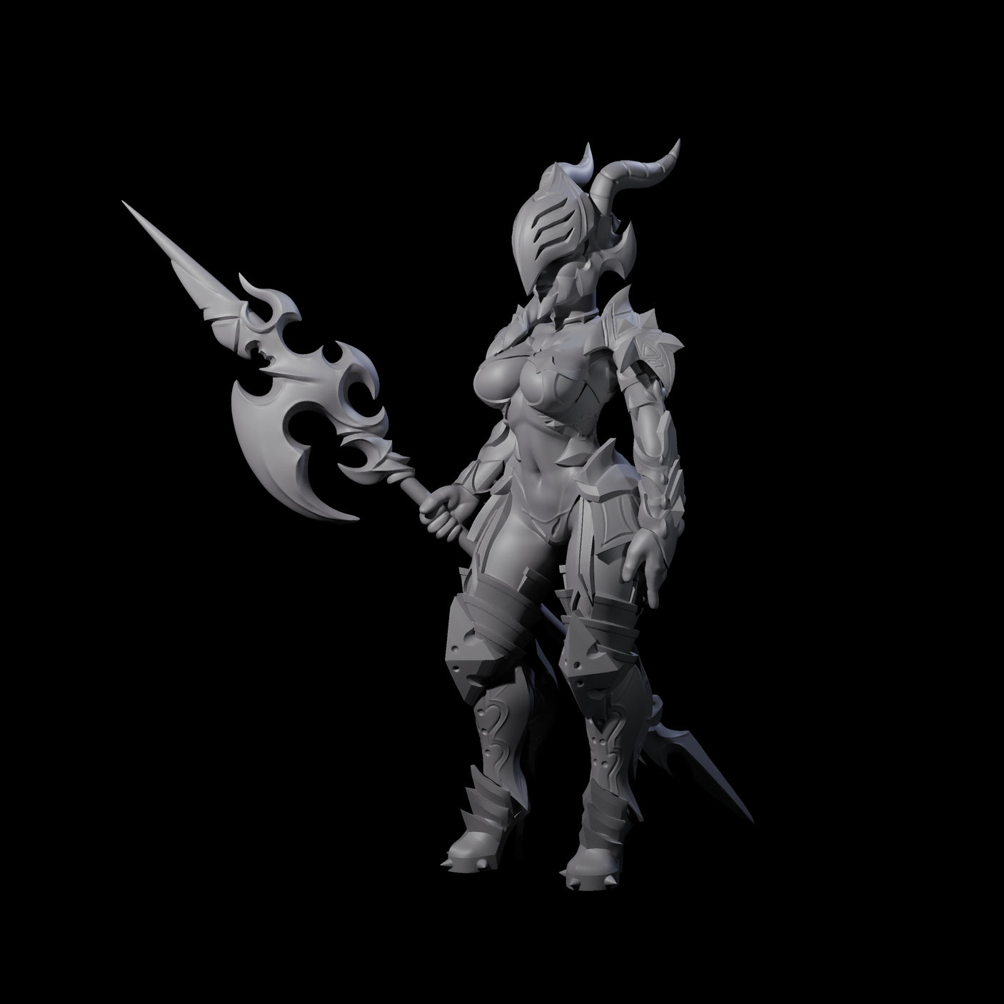 Ceremonial Dragon Guard Trooper Miniature for Dungeons and Dragons, Pathfinder or other TTRPGs