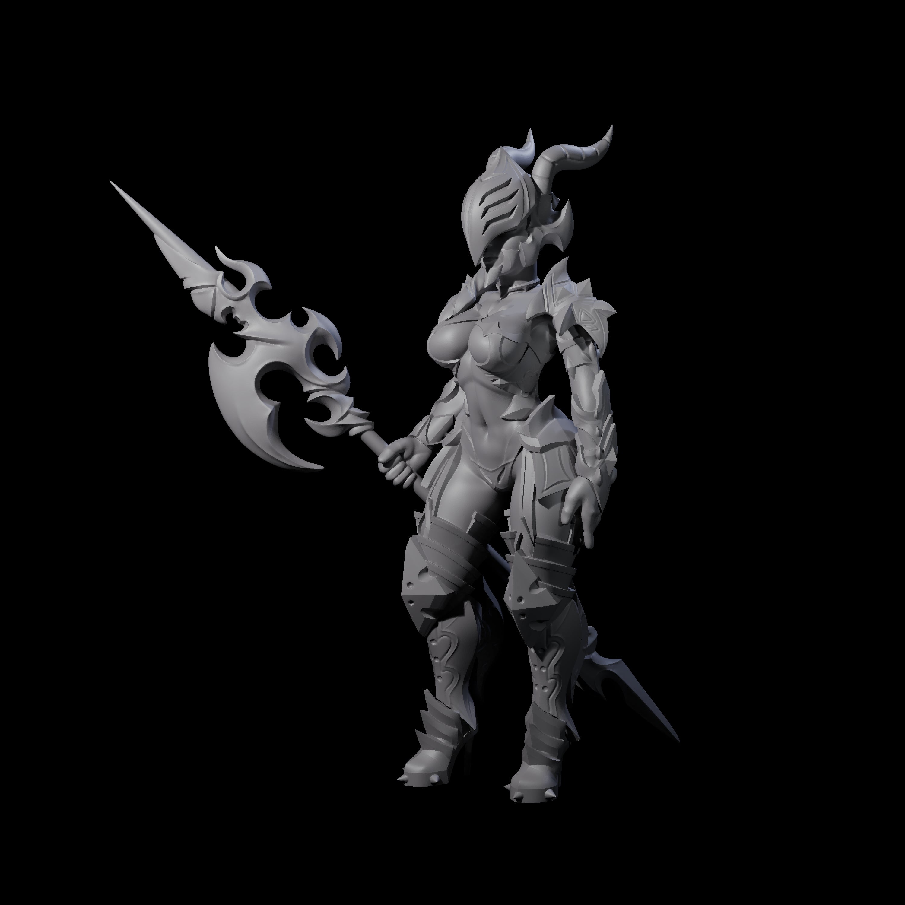 Ceremonial Dragon Guard Trooper Miniature for Dungeons and Dragons, Pathfinder or other TTRPGs