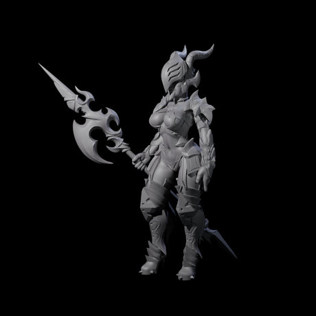 Ceremonial Dragon Guard Trooper Miniature for Dungeons and Dragons, Pathfinder or other TTRPGs