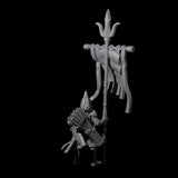 Ceremonial Human Standard Bearer Miniature for Dungeons and Dragons, Pathfinder or other TTRPGs