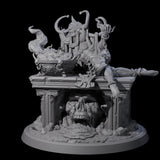 Chainbound Kyton Priestess B Miniature for Dungeons and Dragons, Pathfinder or other TTRPGs