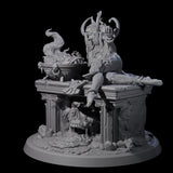 Chainbound Kyton Priestess B Miniature for Dungeons and Dragons, Pathfinder or other TTRPGs