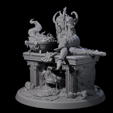 Chainbound Kyton Priestess B Miniature for Dungeons and Dragons, Pathfinder or other TTRPGs
