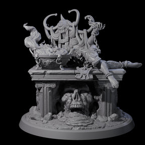 Chainbound Kyton Priestess B Miniature for Dungeons and Dragons, Pathfinder or other TTRPGs