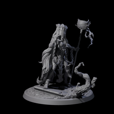 Chainbound Kyton Priestess C Miniature for Dungeons and Dragons, Pathfinder or other TTRPGs