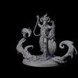 Chainbound Kyton Priestess D Miniature for Dungeons and Dragons, Pathfinder or other TTRPGs