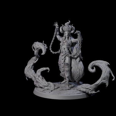 Chainbound Kyton Priestess D Miniature for Dungeons and Dragons, Pathfinder or other TTRPGs