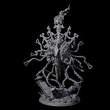 Chained Flaming Angel Miniature for Dungeons and Dragons, Pathfinder or other TTRPGs