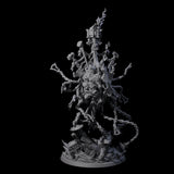 Chained Flaming Angel Miniature for Dungeons and Dragons, Pathfinder or other TTRPGs
