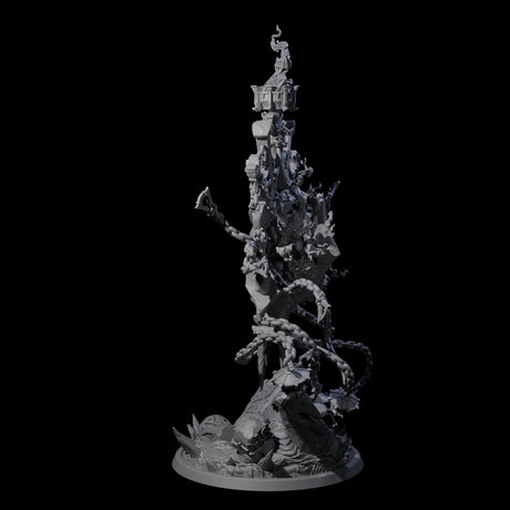 Chained Flaming Angel Miniature for Dungeons and Dragons, Pathfinder or other TTRPGs