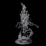 Chained Flaming Angel Miniature for Dungeons and Dragons, Pathfinder or other TTRPGs