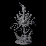 Chained Flaming Angel Miniature for Dungeons and Dragons, Pathfinder or other TTRPGs
