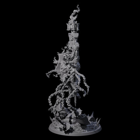 Chained Flaming Angel Miniature for Dungeons and Dragons, Pathfinder or other TTRPGs
