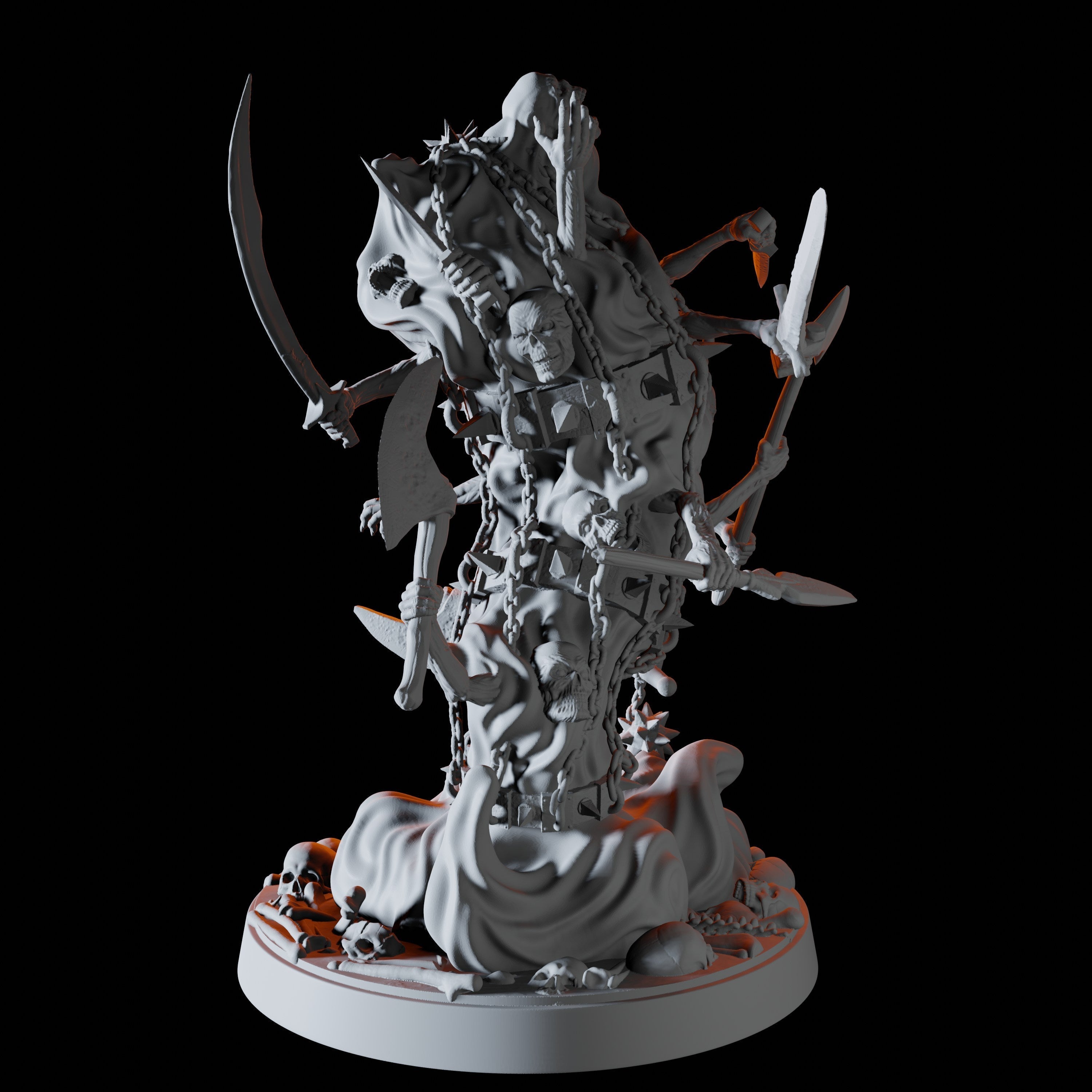 Chained Ghost Miniature for Dungeons and Dragons - Myth Forged