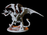 Chained Manticore Miniature for Dungeons and Dragons, Pathfinder or other TTRPGs