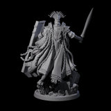 Chained Paladin of the Holy Light Miniature for Dungeons and Dragons, Pathfinder or other TTRPGs