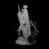Chained Paladin of the Holy Light Miniature for Dungeons and Dragons, Pathfinder or other TTRPGs