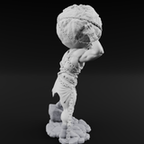 Chained Titan Prisoner Miniature for Dungeons and Dragons, Pathfinder or other TTRPGs