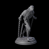 Chained Vampire Thrall A Miniature for Dungeons and Dragons, Pathfinder or other TTRPGs