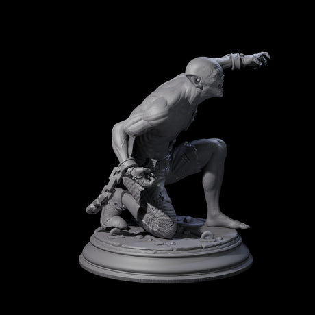 Chained Vampire Thrall B Miniature for Dungeons and Dragons, Pathfinder or other TTRPGs