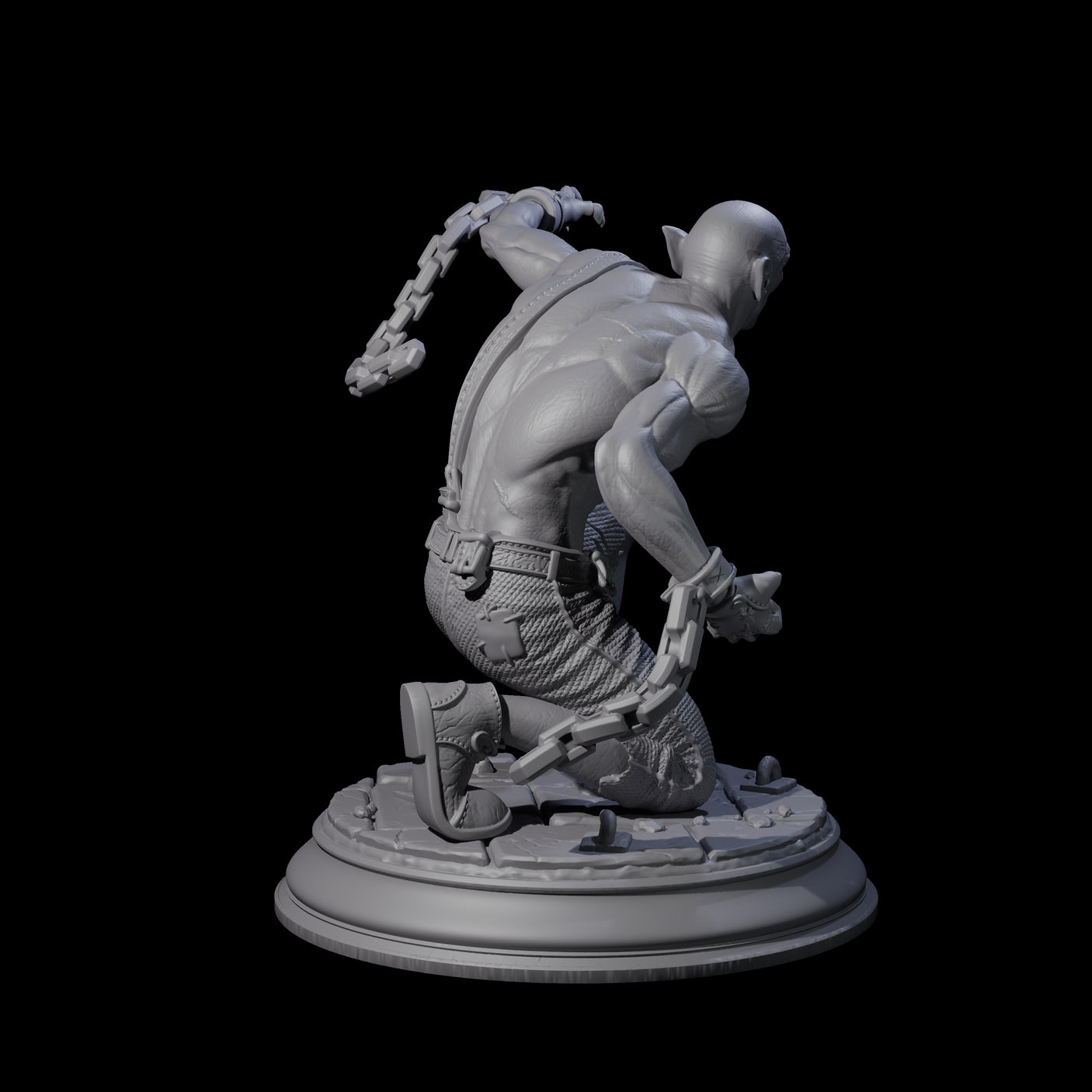 Chained Vampire Thrall B Miniature for Dungeons and Dragons, Pathfinder or other TTRPGs