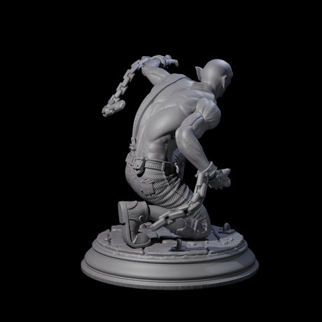 Chained Vampire Thrall B Miniature for Dungeons and Dragons, Pathfinder or other TTRPGs