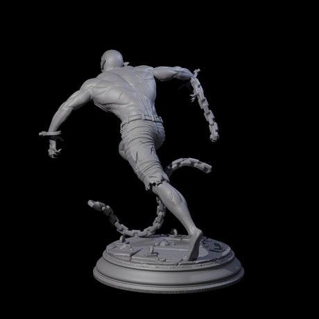 Chained Vampire Thrall C Miniature for Dungeons and Dragons, Pathfinder or other TTRPGs