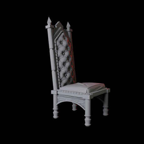 Chair Miniature for Dungeons and Dragons, Pathfinder or other TTRPGs