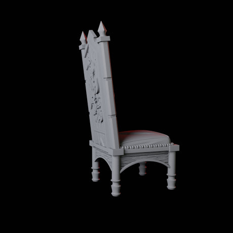 Chair Miniature for Dungeons and Dragons, Pathfinder or other TTRPGs