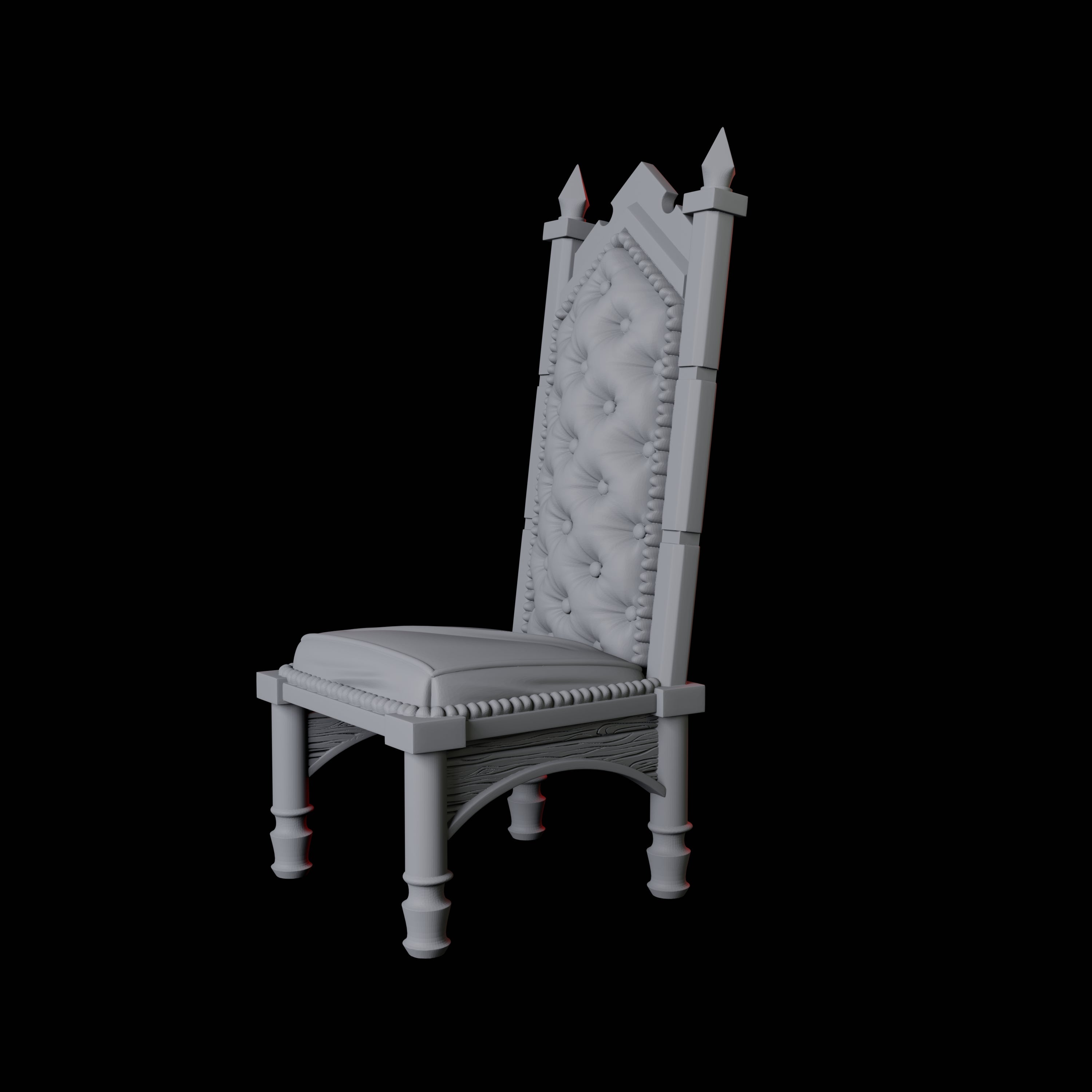 Chair Miniature for Dungeons and Dragons, Pathfinder or other TTRPGs