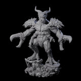 Challenging Glabrezu Miniature for Dungeons and Dragons, Pathfinder or other TTRPGs