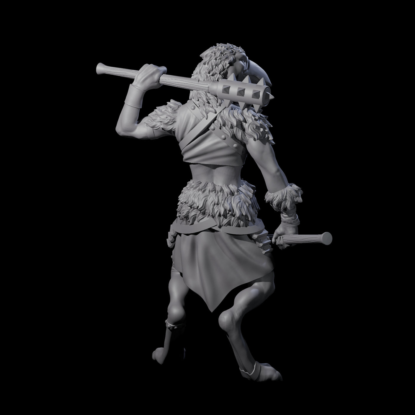 Challenging Kenku Barbarian Miniature for Dungeons and Dragons, Pathfinder or other TTRPGs