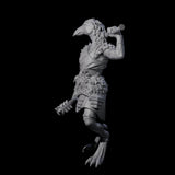 Challenging Kenku Barbarian Miniature for Dungeons and Dragons, Pathfinder or other TTRPGs