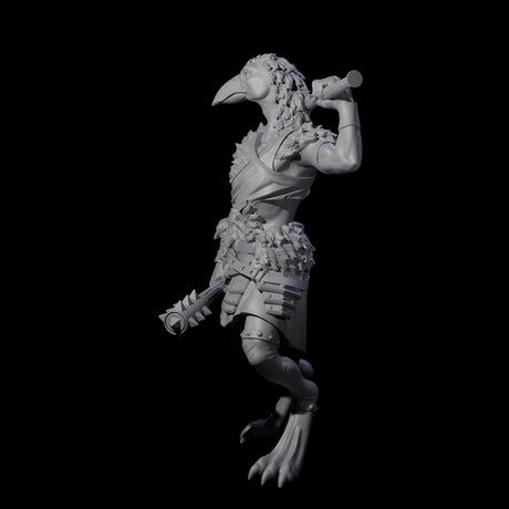 Challenging Kenku Barbarian Miniature for Dungeons and Dragons, Pathfinder or other TTRPGs